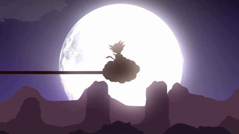 Son Goku on Kinton Cloud Animation Live Wallpaper