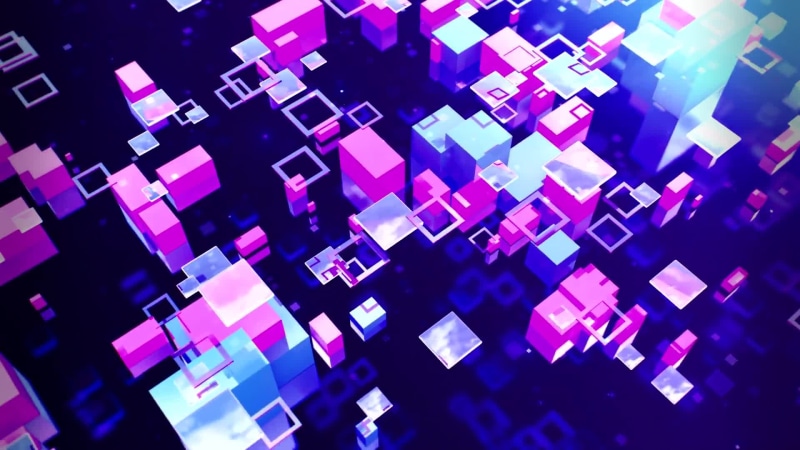 Modern Geometric Figures Colorful Rectangle Live Wallpaper