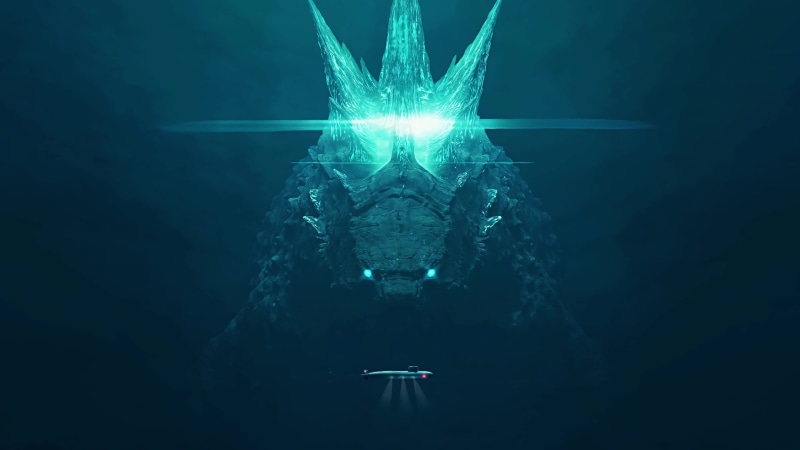 Godzilla Underwater Monster, Submarine Live Wallpaper