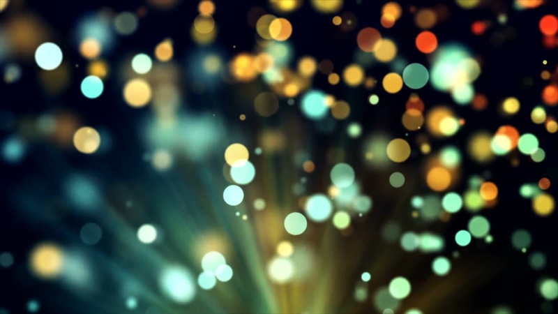 Blurry Particles Of Light In Chaotic Motion Live Wallpaper