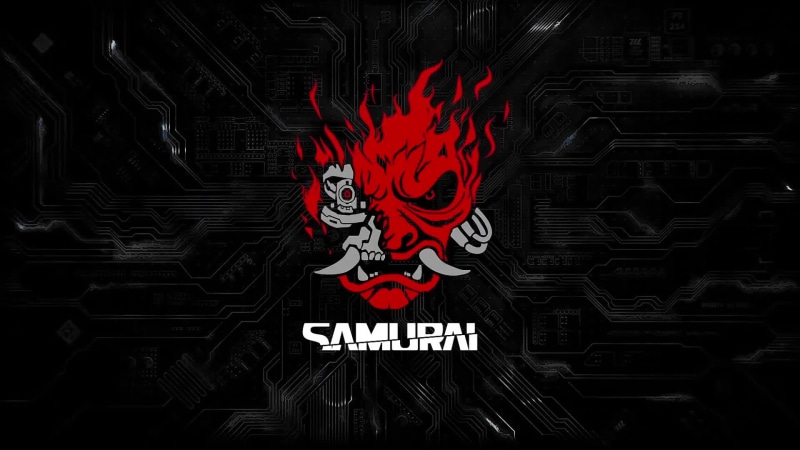 Samurai Mask Cyberpunk 2077 Live Wallpaper | 1920x1080