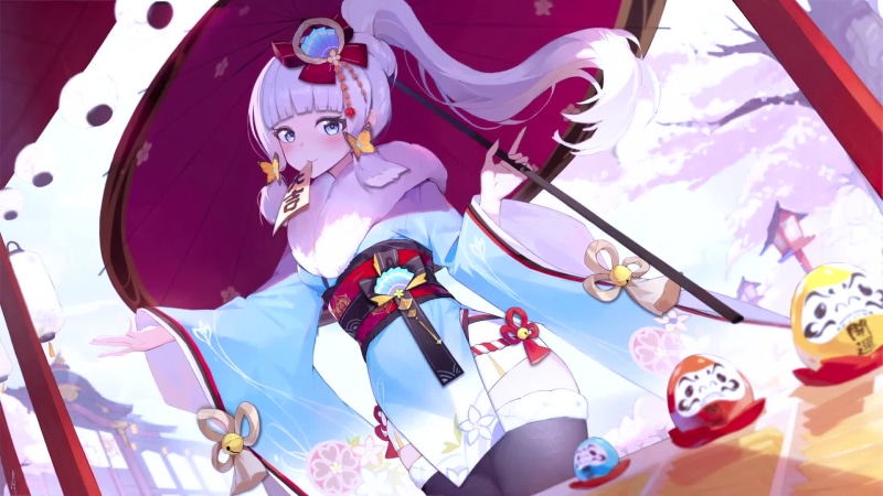 Ayaka Kimono Final Fantasy Brave Exvius Live Wallpaper