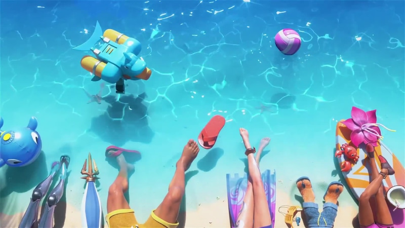 Funny Pool Party League Of Legends Game Live Wallpaper
