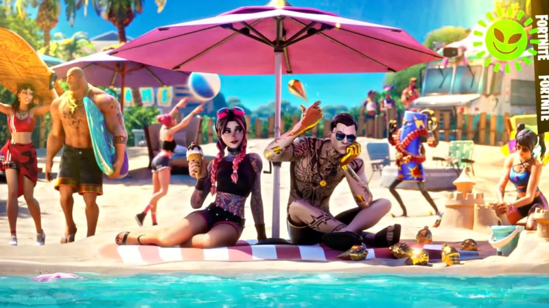 Fortnite Hot Summer 2021 Game Live Wallpaper