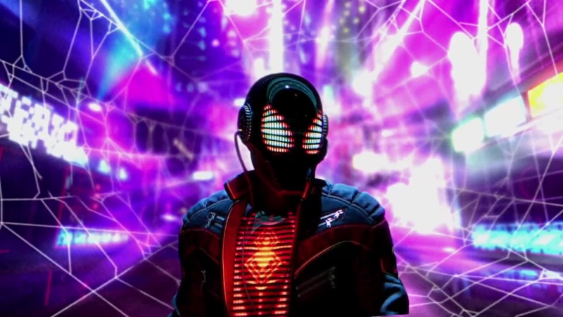 Spider-Man Miles Morales with Headphones Live Wallpaper