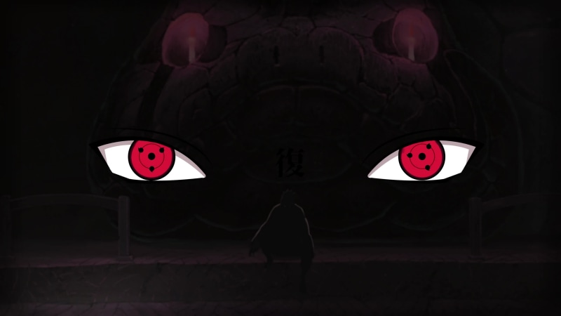 Magical Eyes in the Dark, Sasuke Uchiha, Naruto Live Wallpaper