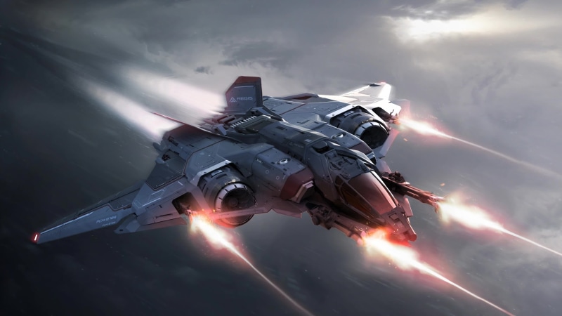Star Citizen Game Spaceship Live Wallpaper