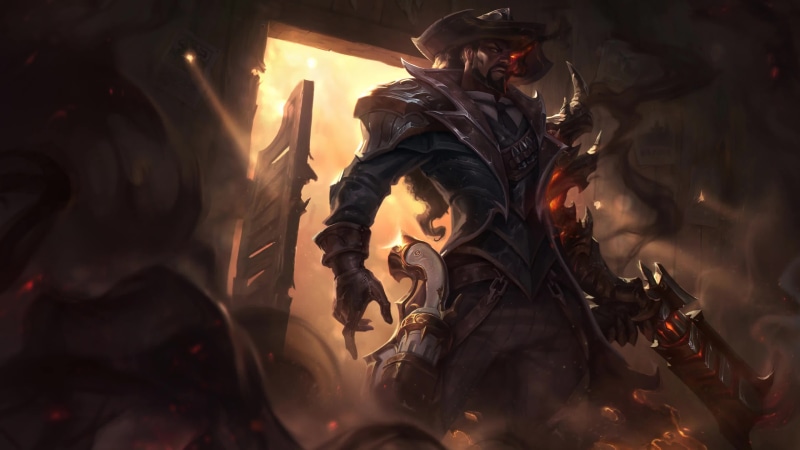 High Noon Lucian Splash LOL Artwork Live Wallpaper
