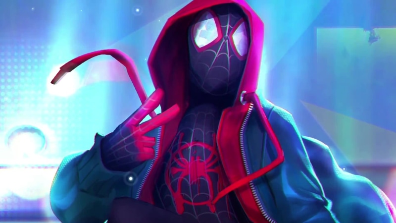 Peace Sign Miles Morales Spider Man Live Wallpaper