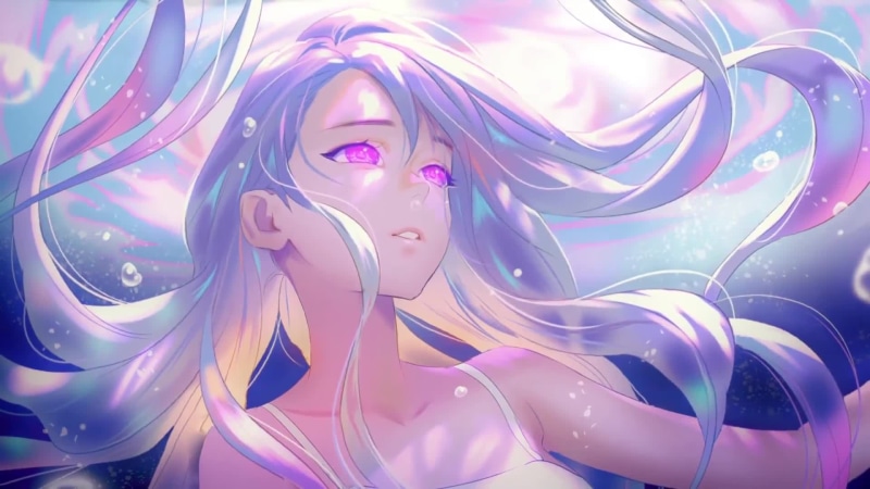 Cute Girl Beautiful Mermaid Underwater Live Wallpaper