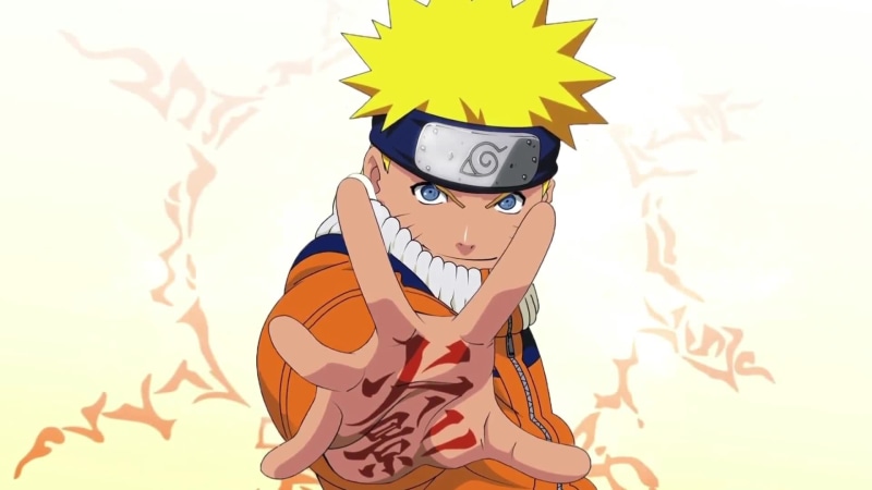 Kid Naruto Outstretched Arm Pulse Background Live Wallpaper