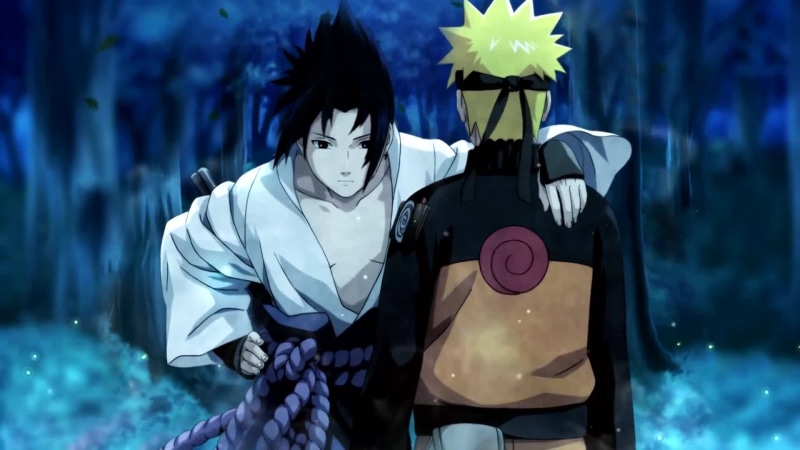 Naruto and Sasuke Reunion Anime Free Wallpaper Live Wallpaper