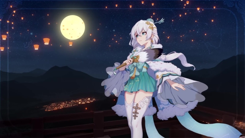 Zhuge Kongming Night Lanterns Honkai Impact 3rd Live Wallpaper
