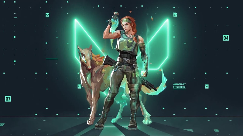 Agent Skye and Dog Valorant Game Live Wallpaper