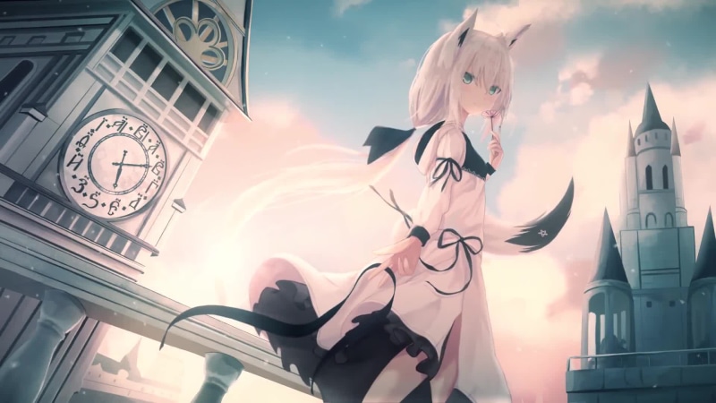 Shirakami Fubuki Virtual YouTuber, Hololive Live Wallpaper