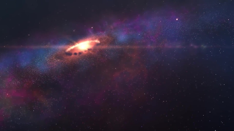 Galaxy Seamless, Galactic Spiral, Stars, Loop Live Wallpaper