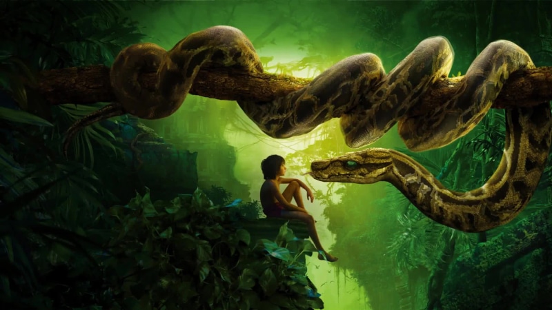 Jungle Book Mowgli Kaa Snake Live Wallpaper