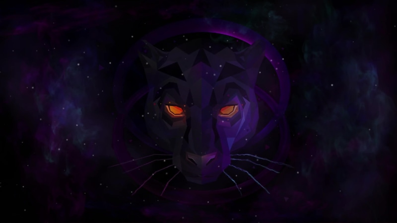 Black Panther Sparkle Eyes Fantasy 4K Live Wallpaper