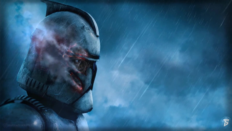 Tired Wounded Trooper, Star Wars, Battlefront Live Wallpaper