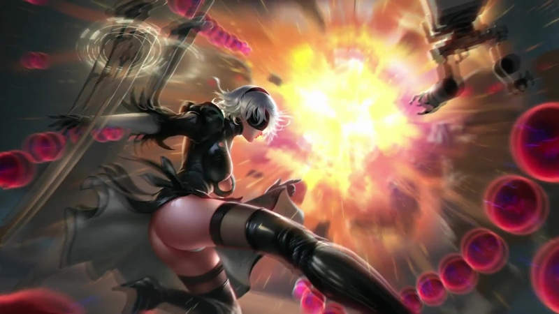 Nier Automata Blast Wave Live Wallpaper
