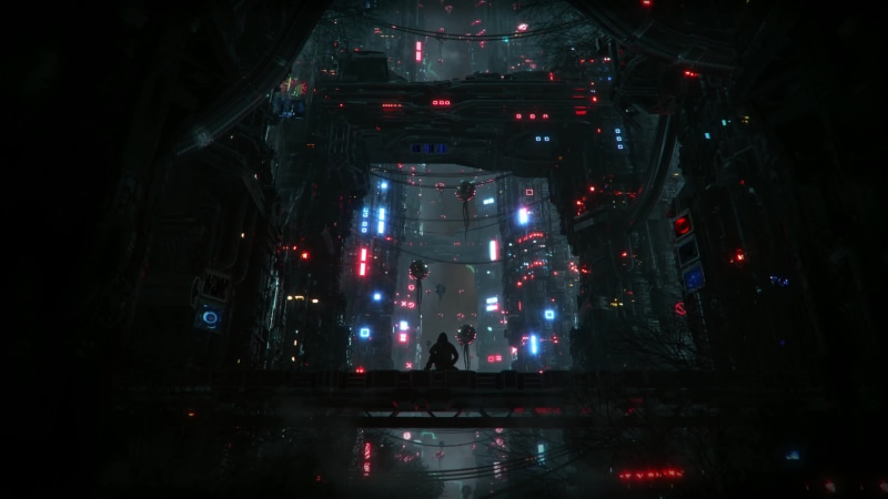 Dark Future, Night City, Fantasy World 4K Live Wallpaper