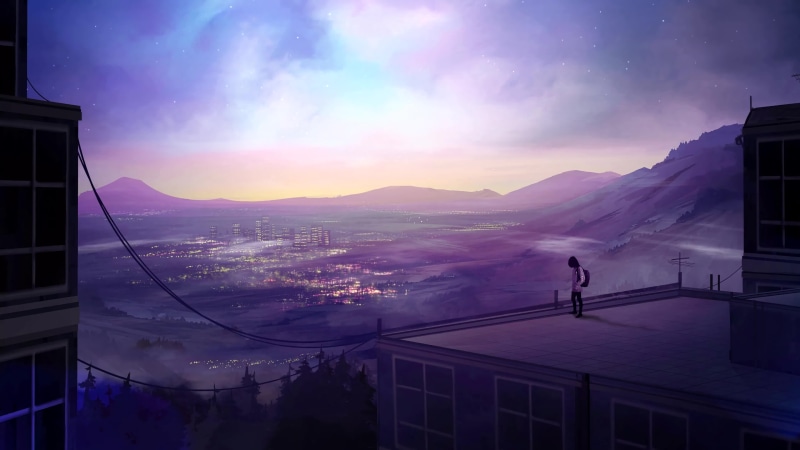 City View Evening Sunset 4K Live Wallpaper