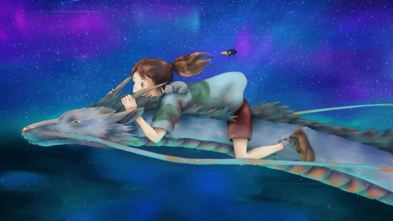Chihiro and Haku, Spirited Away Anime Live Wallpaper
