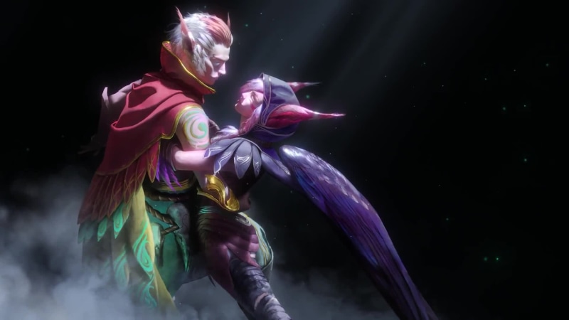 Rakan and Xayah Love, Wild Magic, League of Legends Live Wallpaper