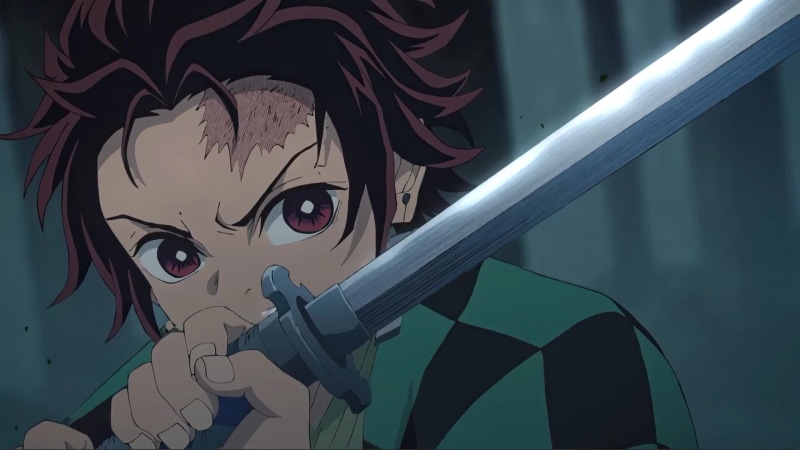 Tanjiro Kamado with Sword, Demon Slayer Live Wallpaper