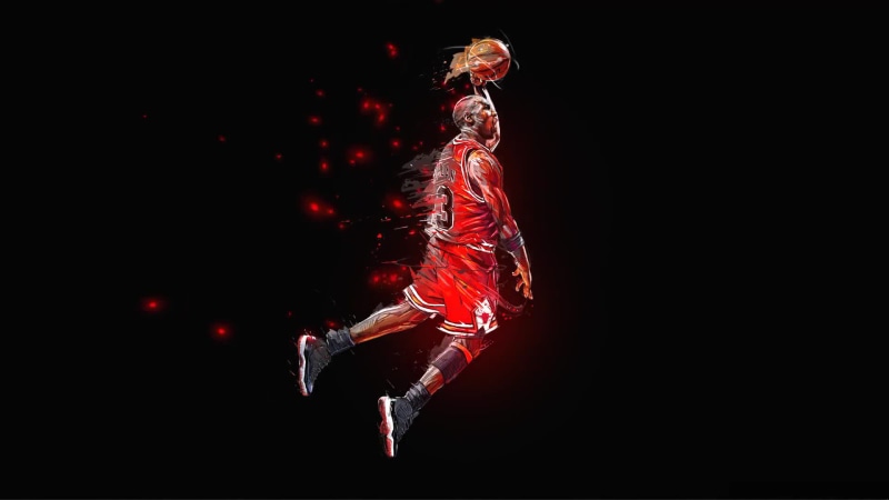 Michael Jordan Space Jam, NBA Star, Number 23 Live Wallpaper