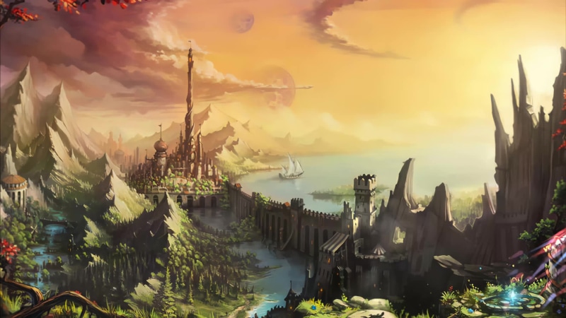 Fabulously Beautiful Castle, Fantasy World, 4K Live Wallpaper