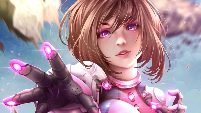 Cute and Pretty Babe Uraraka Ochako My Hero Academia Anime at 4K Live Wallpaper