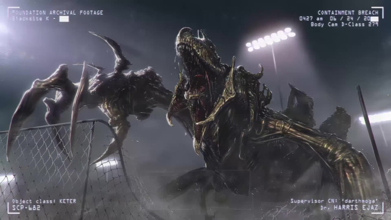 SCP-682 Alien Monster, A Terrible Beast Live Wallpaper