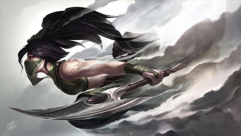Akali, Assassin, League of Legends, 4K Live Wallpaper