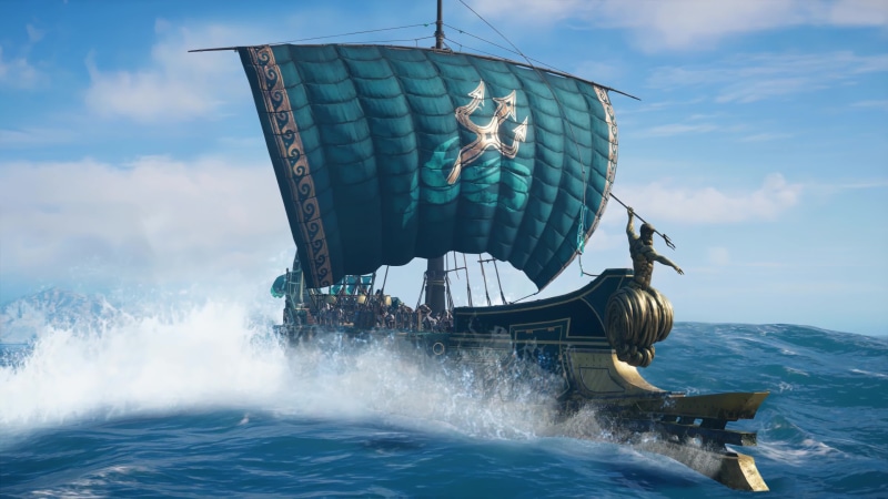 Sail, Boat On The Sea, Assassin’s Creed Odyssey, 4K Live Wallpaper