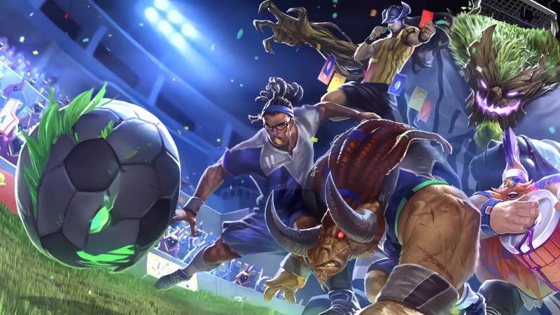 Soccer, Football, League of Legends, 4K Live Wallpaper