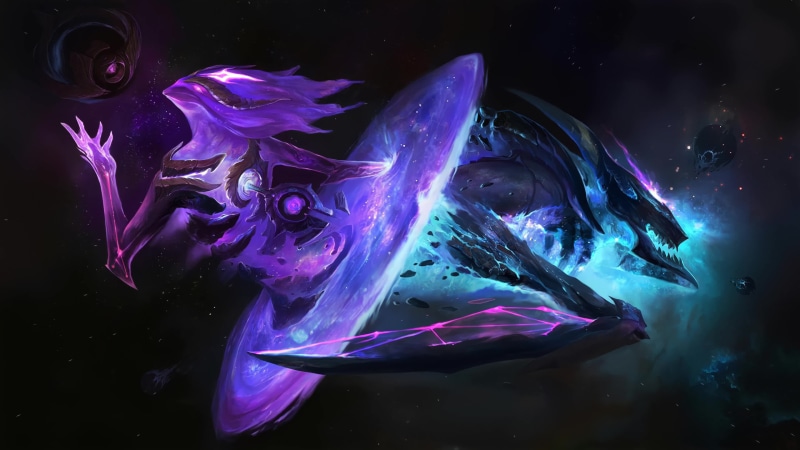 Dark Star Orianna and Kha’Zix League Of Legends 4K Live Wallpaper