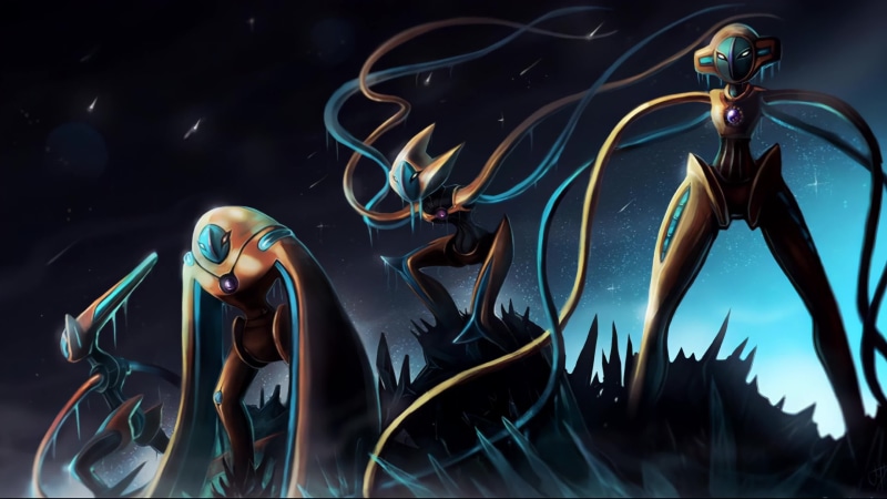 Deoxys, Mythical Pokemon, Game 4K Live Wallpaper