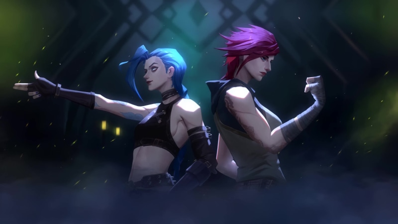 Sisters Jinx and Vi, League of Legends, 4K Live Wallpaper