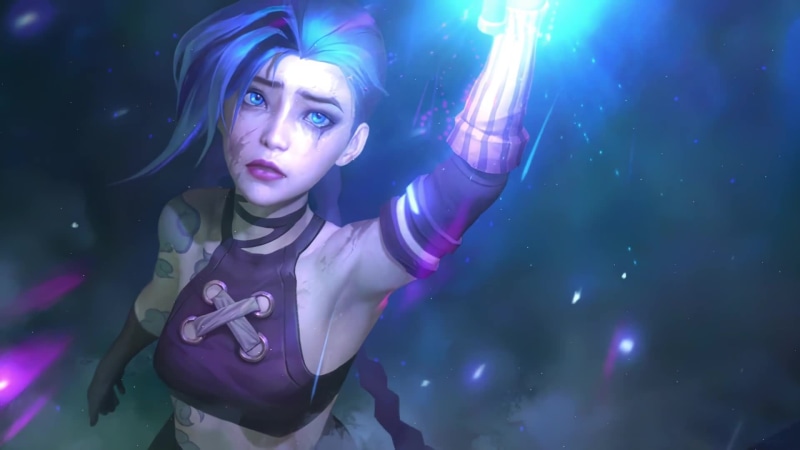 Jinx Flare League Of Legends Live Wallpaper