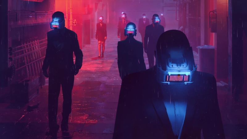People of the Future, Radioactive Rain, Sci-Fi 4K Live Wallpaper