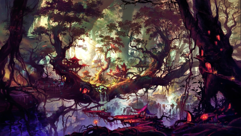 Enchanted Forest, Mystical Place 4K Live Wallpaper