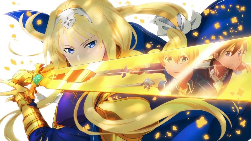 Alice Zuberg with Fragrant Olive Sword, Sword Art Online Alicization 4K Live Wallpaper