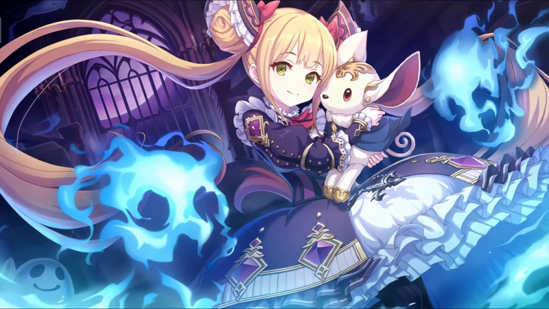 2D Princess Connect Re:Dive Character Luna 4K Live Wallpaper