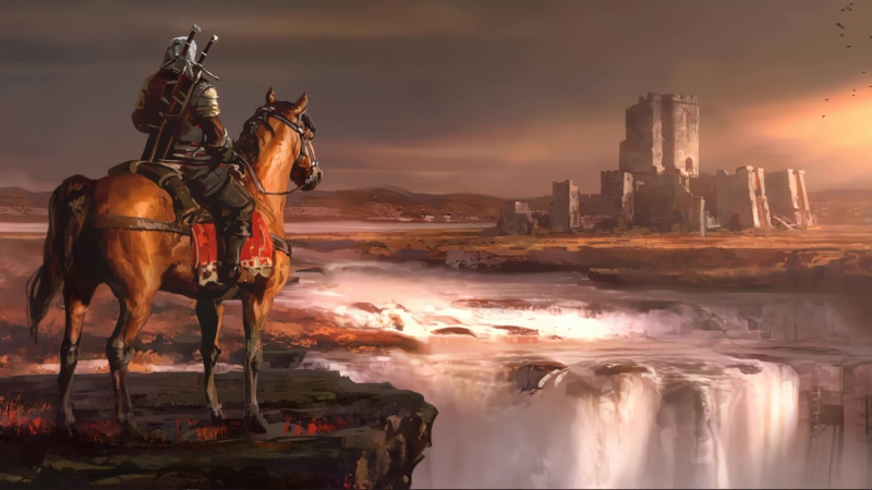 The Witcher 3 Wild Hunt Fortress or Castle Stream 4K Live Wallpaper