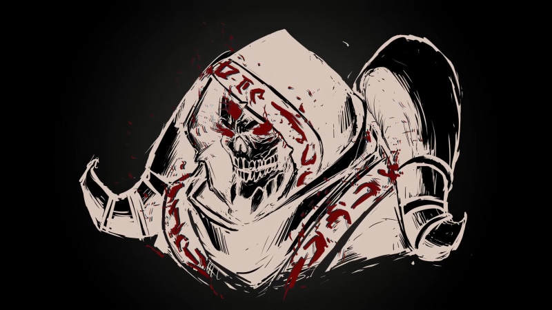 Lich Dota 2 Skull and Red Eyes 4K Live Wallpaper