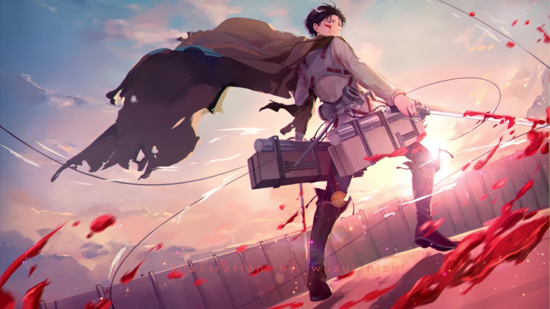 4K Attack on Titan Levi Ackerman Live Wallpaper | 1920x1080