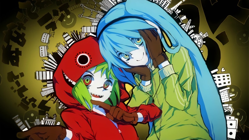 Hatsune Miku and Gumi, Vocaloid 4K Live Wallpaper