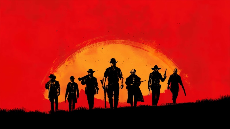 Red Dead Redemption 2, Game Menu 8K Live Wallpaper