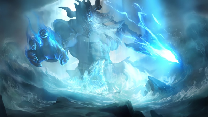 Poseidon’s Wrath Giant Power of Water 4K Live Wallpaper